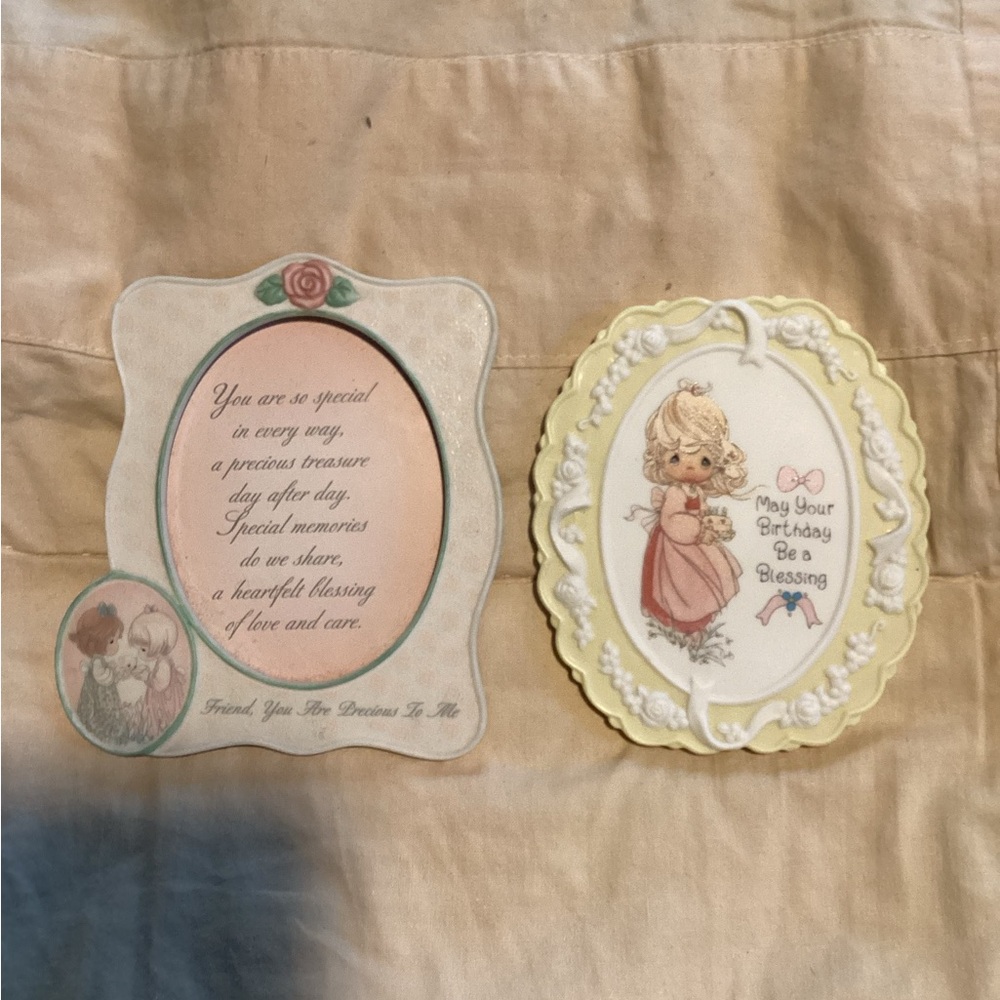Vintage Precious Moments Wall Plaques